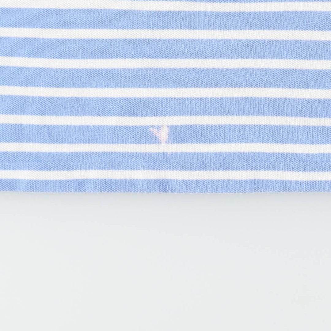 Ralph Lauren POLO RALPH LAUREN Short Sleeve Striped Polo Shirt Men's Size L cotton Blue type light blue Vintage Second Hand