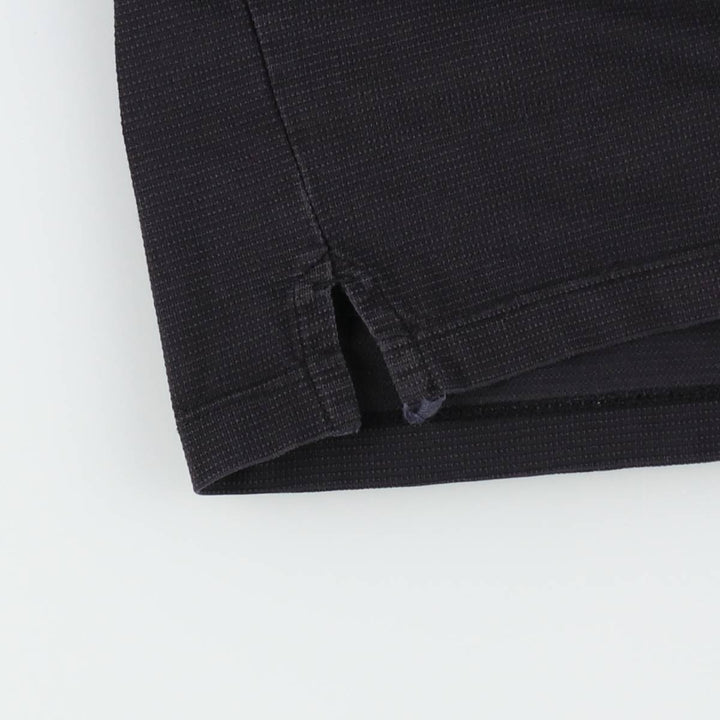 Calvin Klein SLIM FIT Short-Sleeve Polo Shirt, Men's Size L (approx.) cotton black type Vintage Second Hand