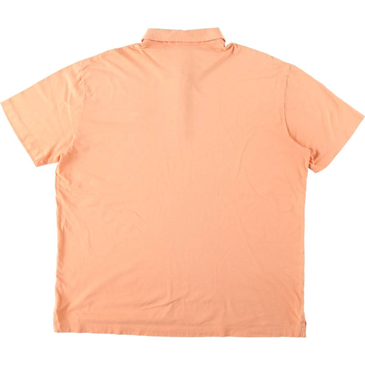 Patagonia Organic Cotton Short-Sleeve Polo Shirt, Men's Size XL (approx.) cotton orange type Vintage Second Hand
