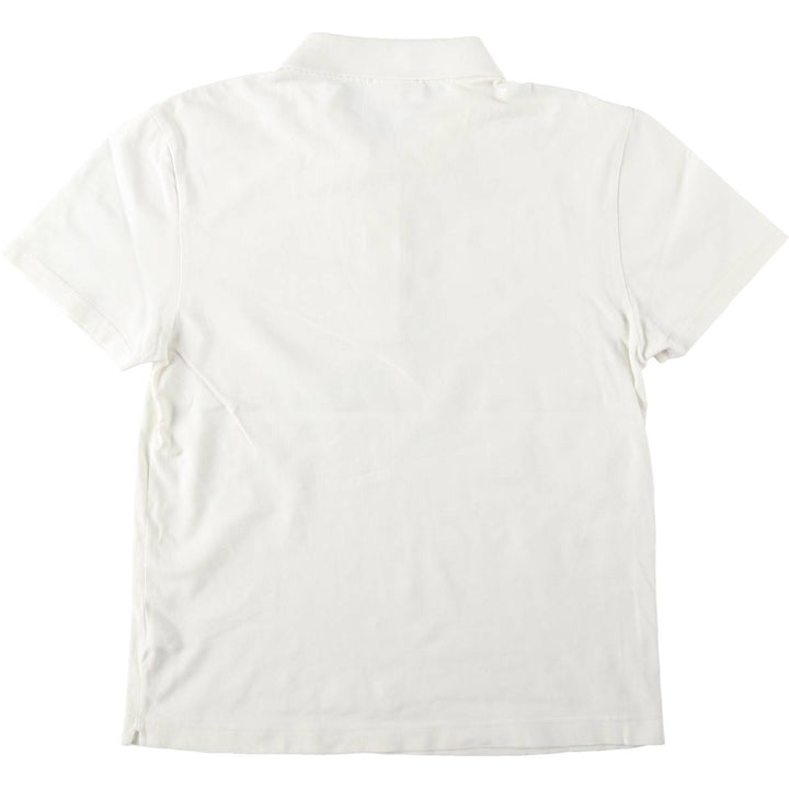 Lacoste Sport Slim Fit Short-Sleeve Polo Shirt, Size 3 (Men's Size S equivalent) cotton white type Vintage Second Hand