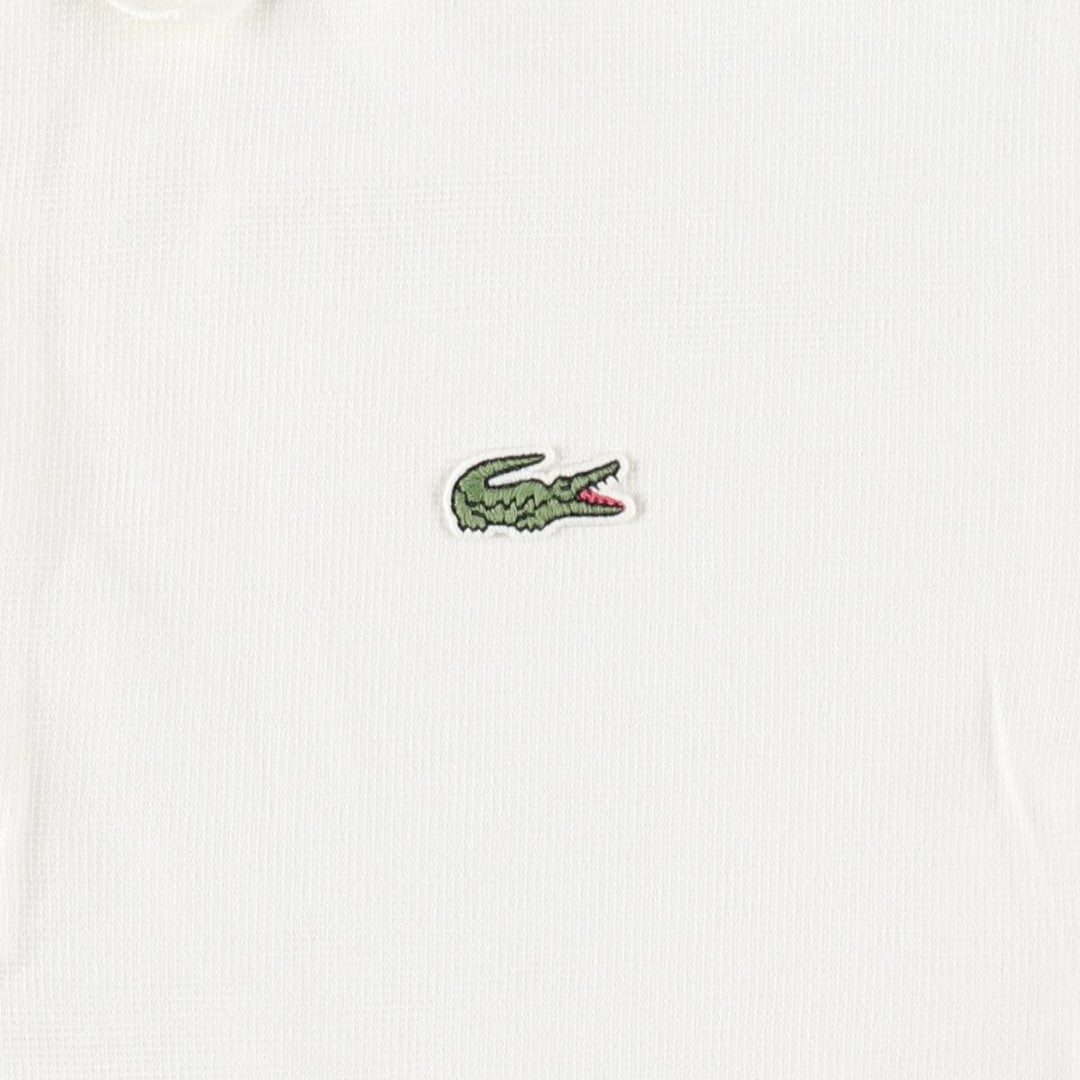 Lacoste Sport Slim Fit Short-Sleeve Polo Shirt, Size 3 (Men's Size S equivalent) cotton white type Vintage Second Hand