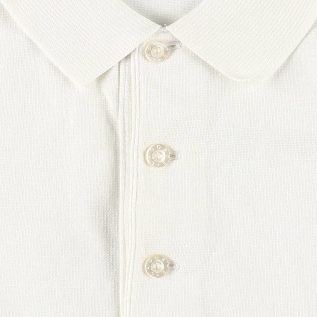 Lacoste Sport Slim Fit Short-Sleeve Polo Shirt, Size 3 (Men's Size S equivalent) cotton white type Vintage Second Hand