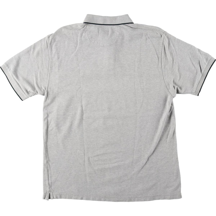 Ralph Lauren CHAPS Short-Sleeve Polo Shirt, Men's Size M (approx.) cotton gray type Vintage Second Hand