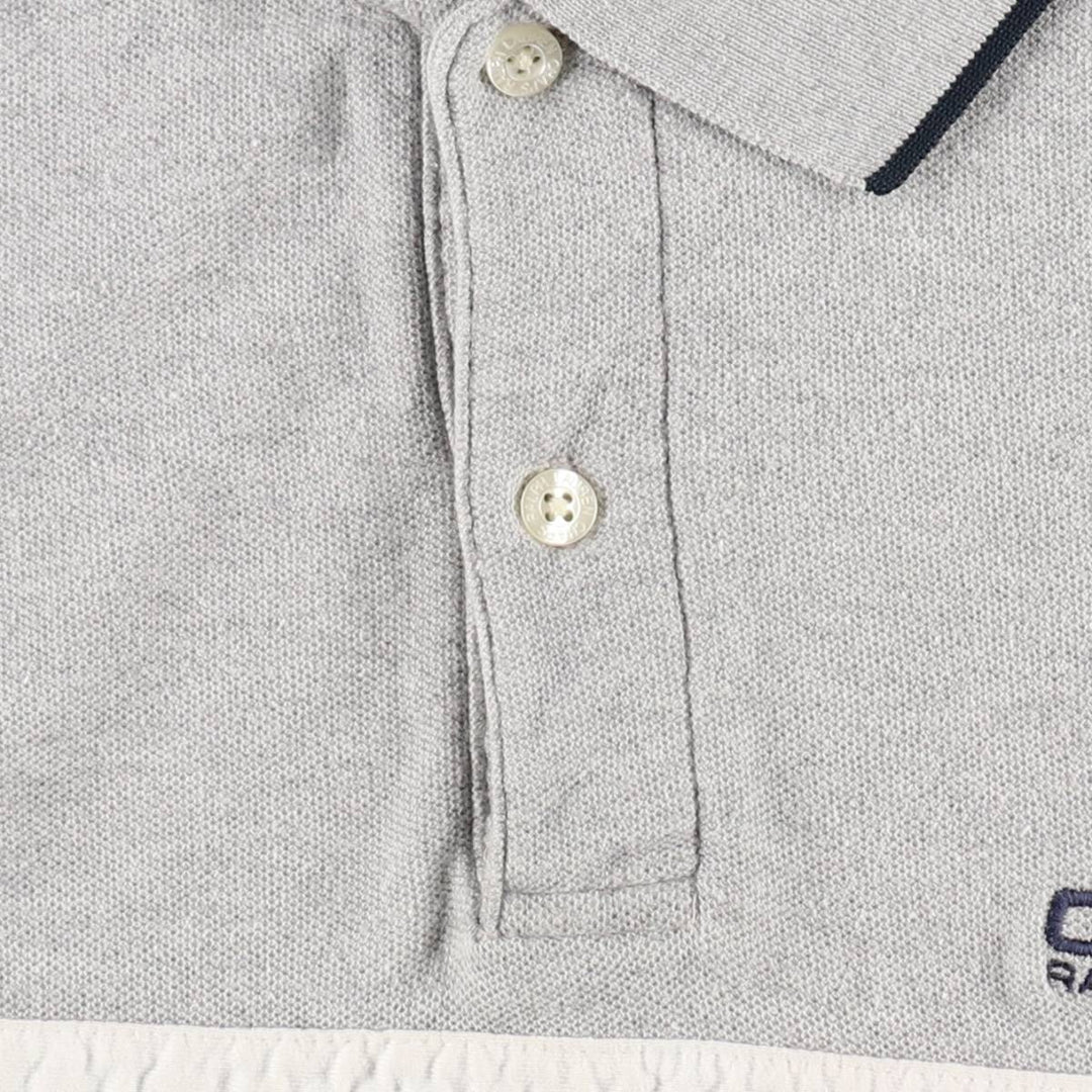 Ralph Lauren CHAPS Short-Sleeve Polo Shirt, Men's Size M (approx.) cotton gray type Vintage Second Hand