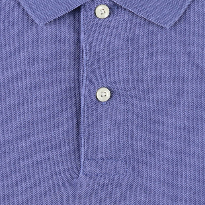 Brooks Brothers Est.1818 short sleeve polo shirt, men's size XL cotton blue type Vintage Second Hand