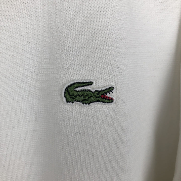 Lacoste Sport Short-Sleeve Polo Shirt, Size 7 (Men's XXL equivalent) cotton white type Vintage Second Hand
