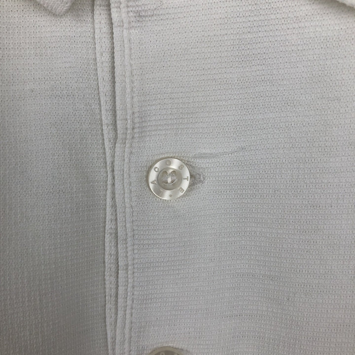 Lacoste Sport Short-Sleeve Polo Shirt, Size 7 (Men's XXL equivalent) cotton white type Vintage Second Hand