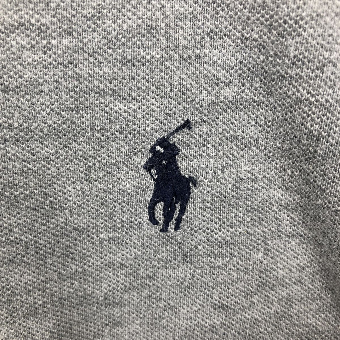 Ralph Lauren POLO by Ralph Lauren short sleeve polo shirt, men's XL size cotton gray type Vintage Second Hand