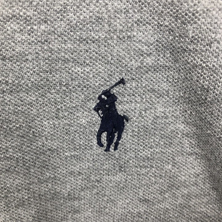 Ralph Lauren POLO by Ralph Lauren short sleeve polo shirt, men's XL size cotton gray type Vintage Second Hand
