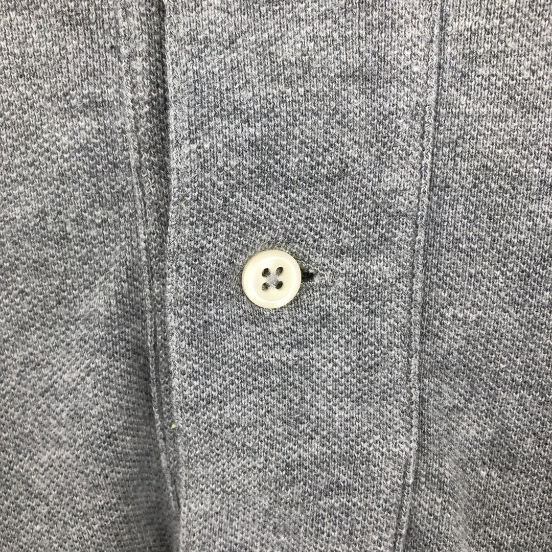 Ralph Lauren POLO by Ralph Lauren short sleeve polo shirt, men's XL size cotton gray type Vintage Second Hand