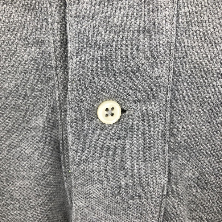 Ralph Lauren POLO by Ralph Lauren short sleeve polo shirt, men's XL size cotton gray type Vintage Second Hand