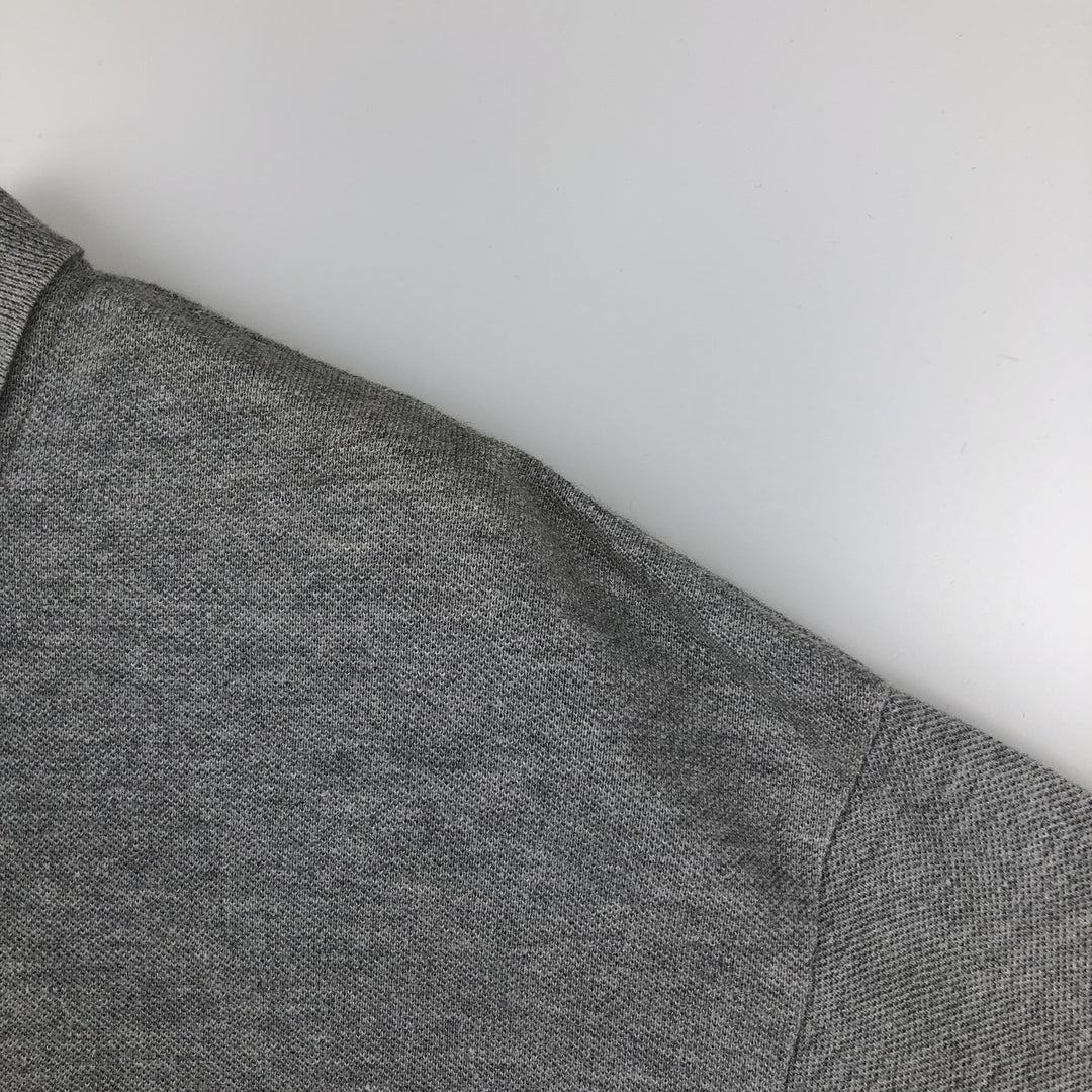 Ralph Lauren POLO by Ralph Lauren short sleeve polo shirt, men's XL size cotton gray type Vintage Second Hand