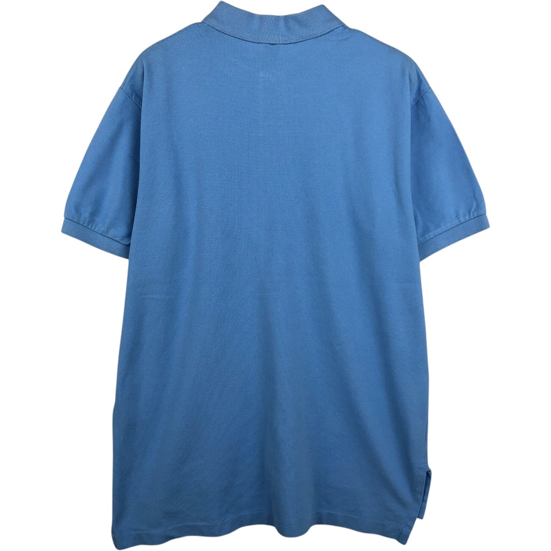 Ralph Lauren POLO by Ralph Lauren short sleeve polo shirt, men's size L cotton Blue type light blue Vintage Second Hand