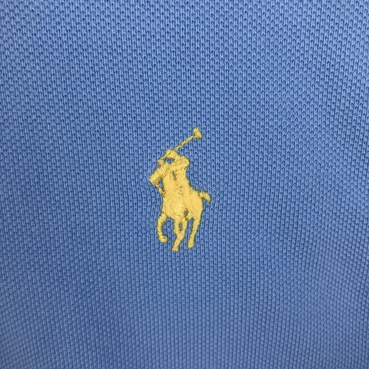 Ralph Lauren POLO by Ralph Lauren short sleeve polo shirt, men's size L cotton Blue type light blue Vintage Second Hand