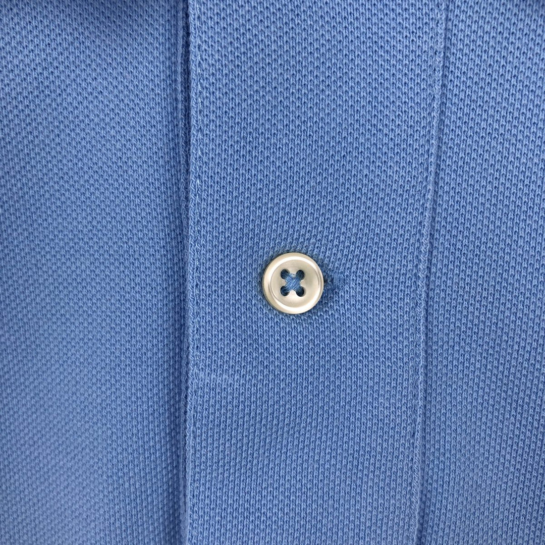 Ralph Lauren POLO by Ralph Lauren short sleeve polo shirt, men's size L cotton Blue type light blue Vintage Second Hand