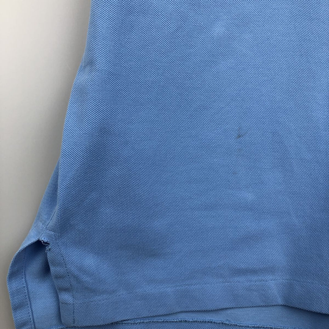 Ralph Lauren POLO by Ralph Lauren short sleeve polo shirt, men's size L cotton Blue type light blue Vintage Second Hand