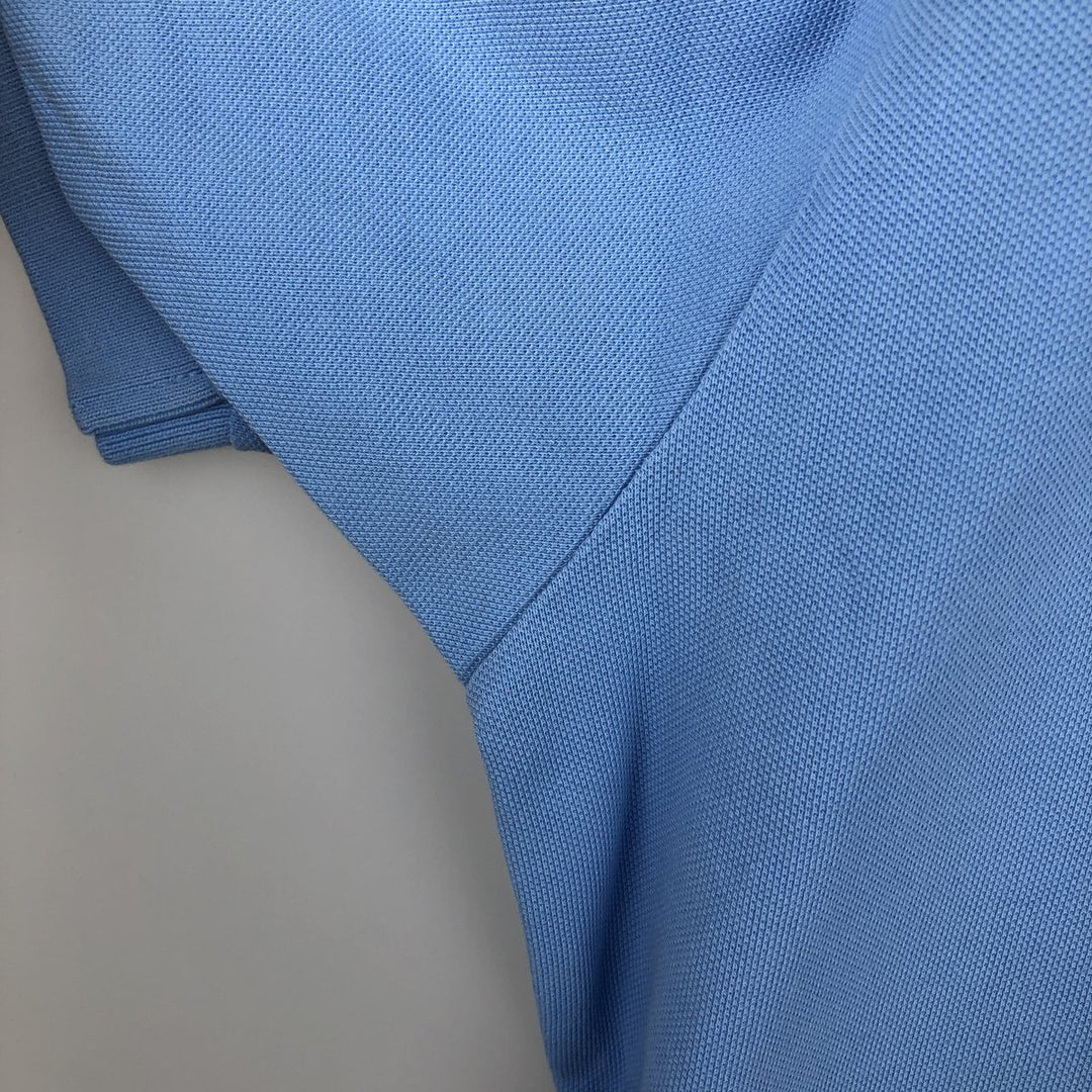 Ralph Lauren POLO by Ralph Lauren short sleeve polo shirt, men's size L cotton Blue type light blue Vintage Second Hand