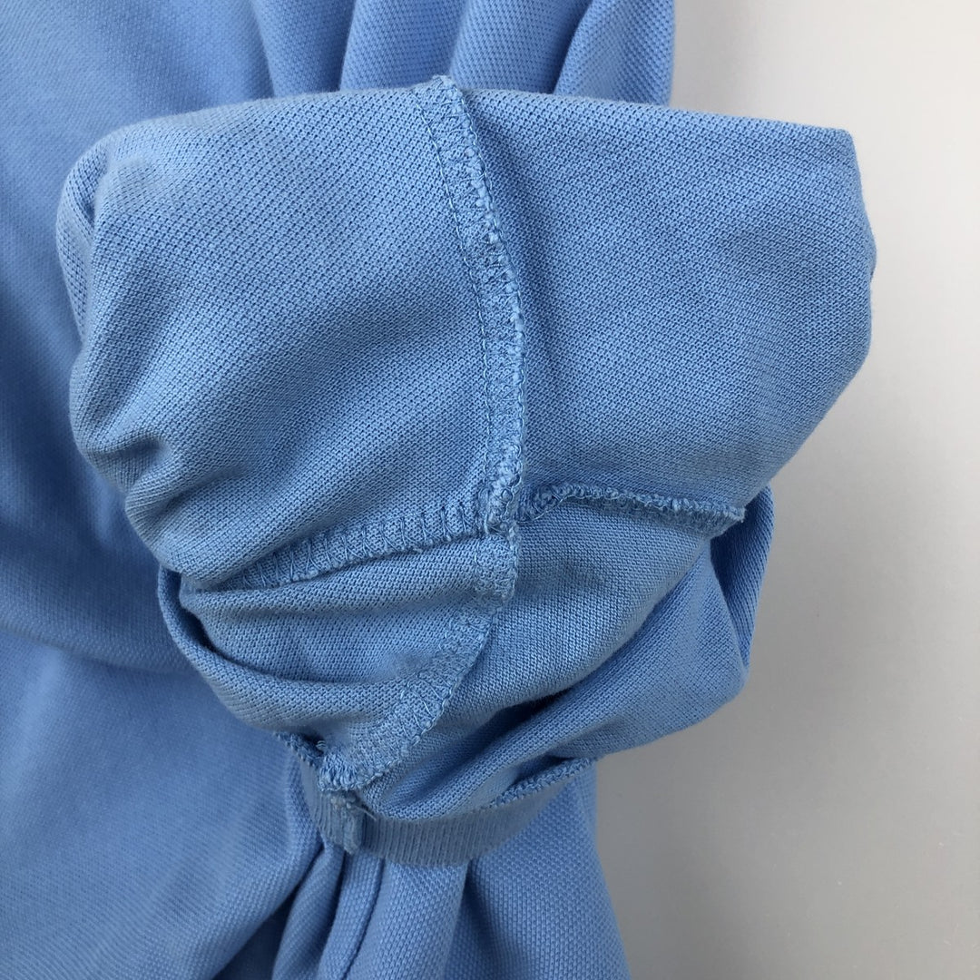 Ralph Lauren POLO by Ralph Lauren short sleeve polo shirt, men's size L cotton Blue type light blue Vintage Second Hand
