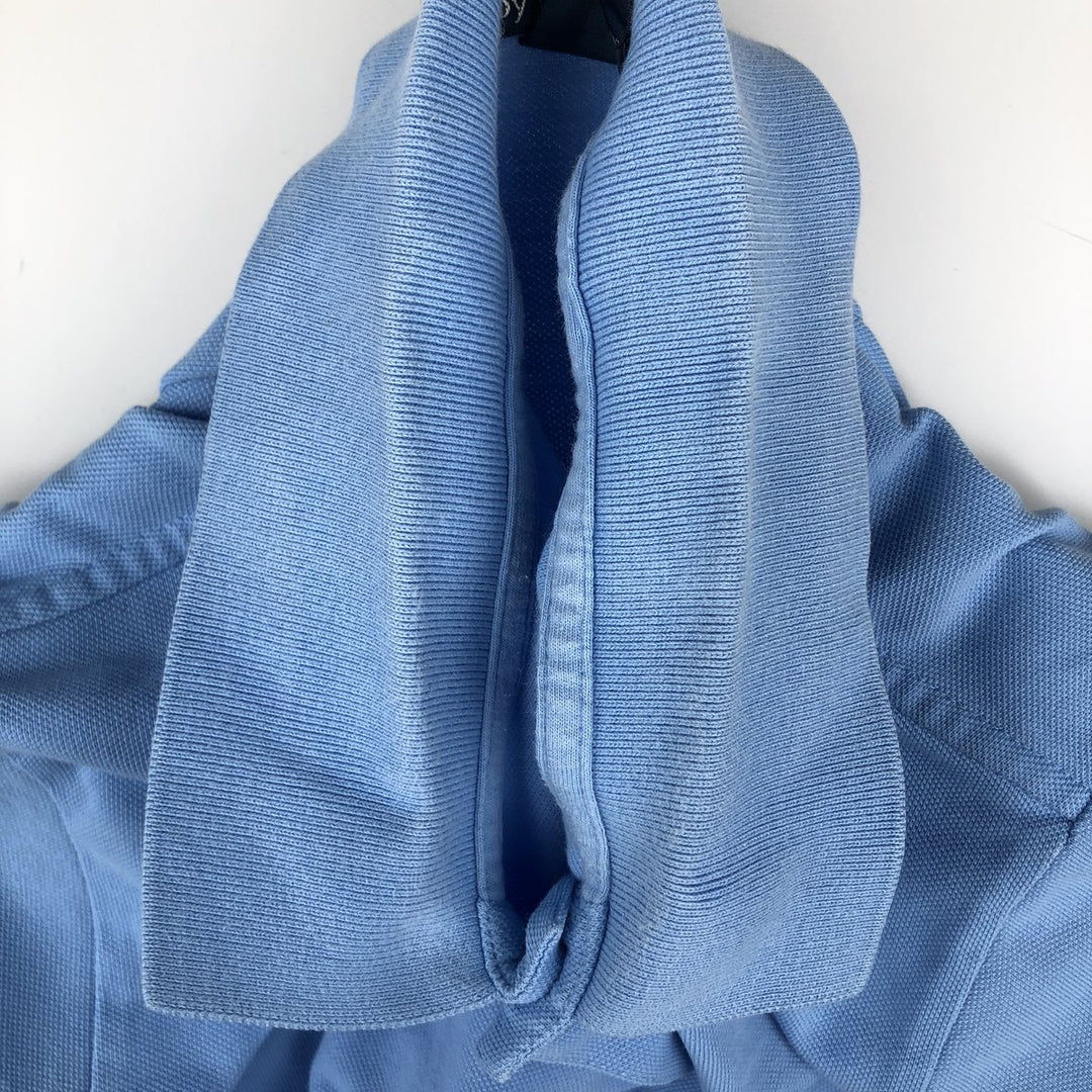 Ralph Lauren POLO by Ralph Lauren short sleeve polo shirt, men's size L cotton Blue type light blue Vintage Second Hand