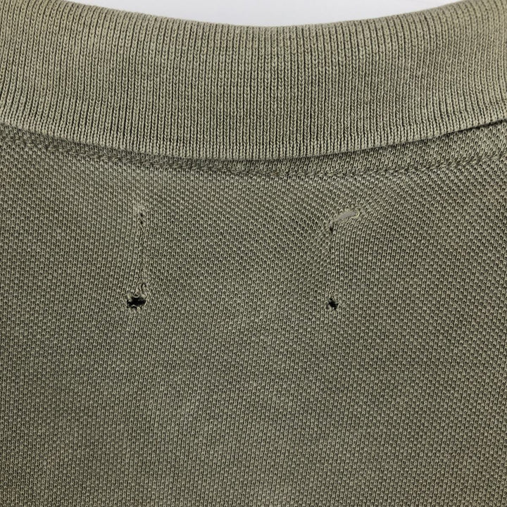 Ralph Lauren POLO JEANS COMPANY Short-Sleeve Polo Shirt, Men's Size S (approx.) cotton Khaki type Vintage Second Hand