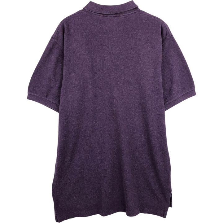 Ralph Lauren POLO by Ralph Lauren short sleeve polo shirt, men's size L cotton purple type Vintage Second Hand