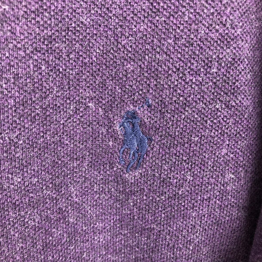 Ralph Lauren POLO by Ralph Lauren short sleeve polo shirt, men's size L cotton purple type Vintage Second Hand