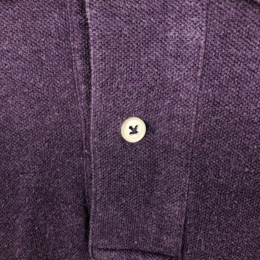 Ralph Lauren POLO by Ralph Lauren short sleeve polo shirt, men's size L cotton purple type Vintage Second Hand