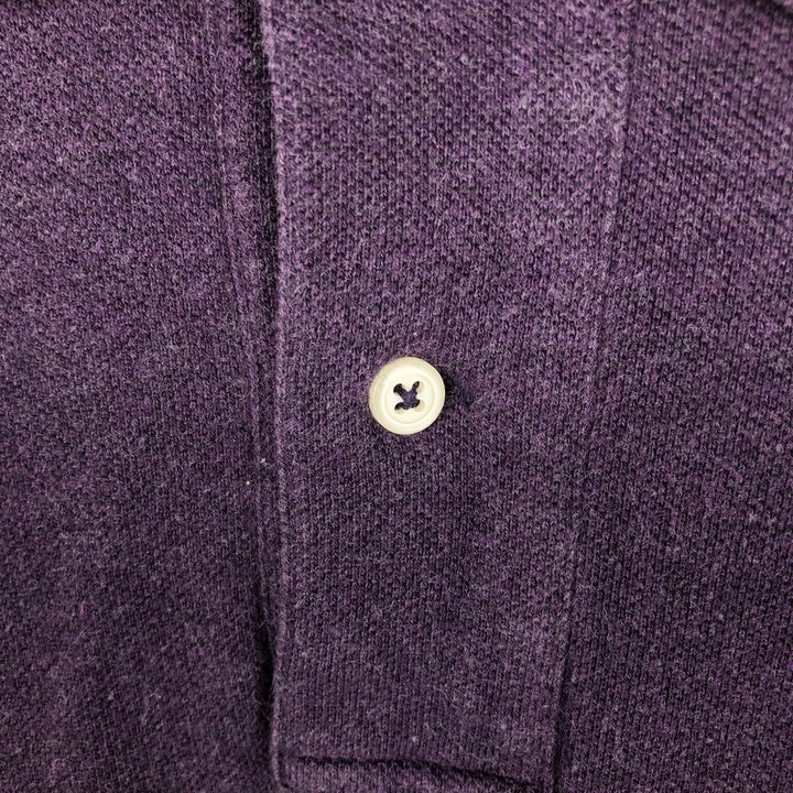 Ralph Lauren POLO by Ralph Lauren short sleeve polo shirt, men's size L cotton purple type Vintage Second Hand