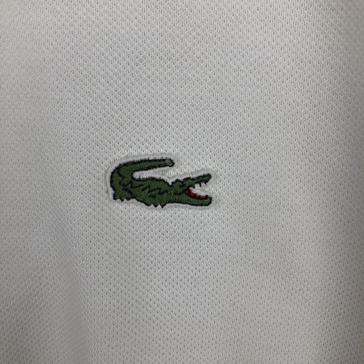 Lacoste LACOSTE Short Sleeve Polo Shirt Size 5 Men's L cotton white type Vintage Second Hand