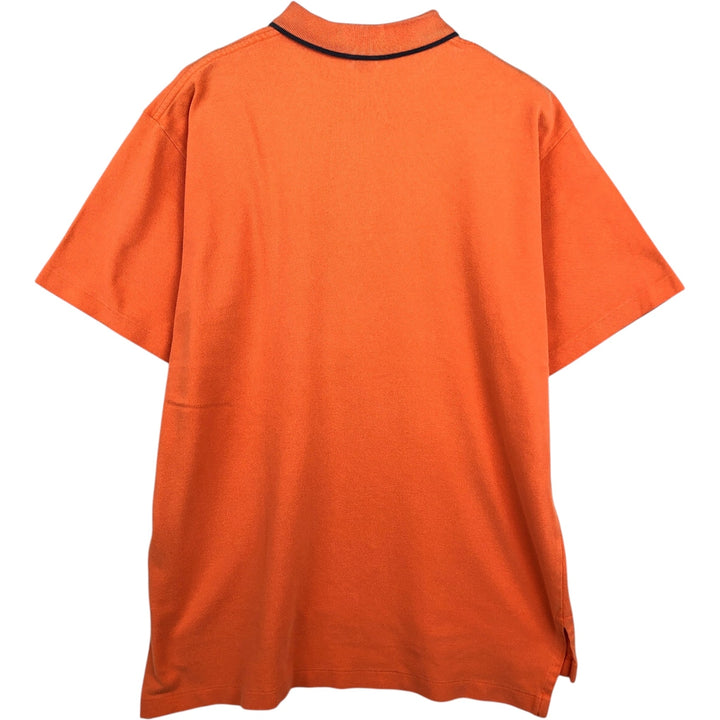 Ralph Lauren POLO by Ralph Lauren short sleeve polo shirt, men's size L cotton orange type Vintage Second Hand