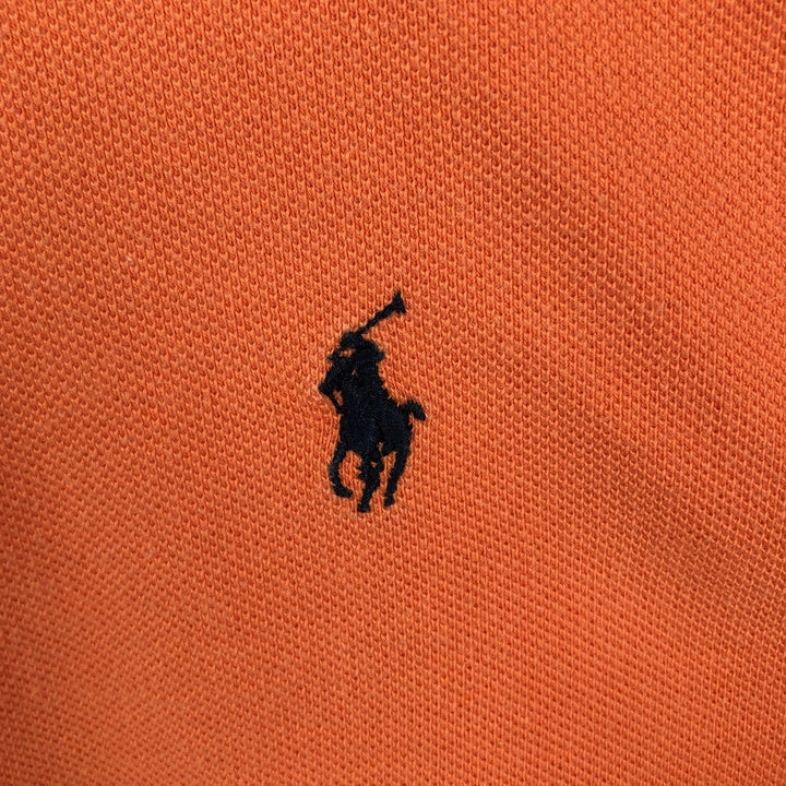 Ralph Lauren POLO by Ralph Lauren short sleeve polo shirt, men's size L cotton orange type Vintage Second Hand