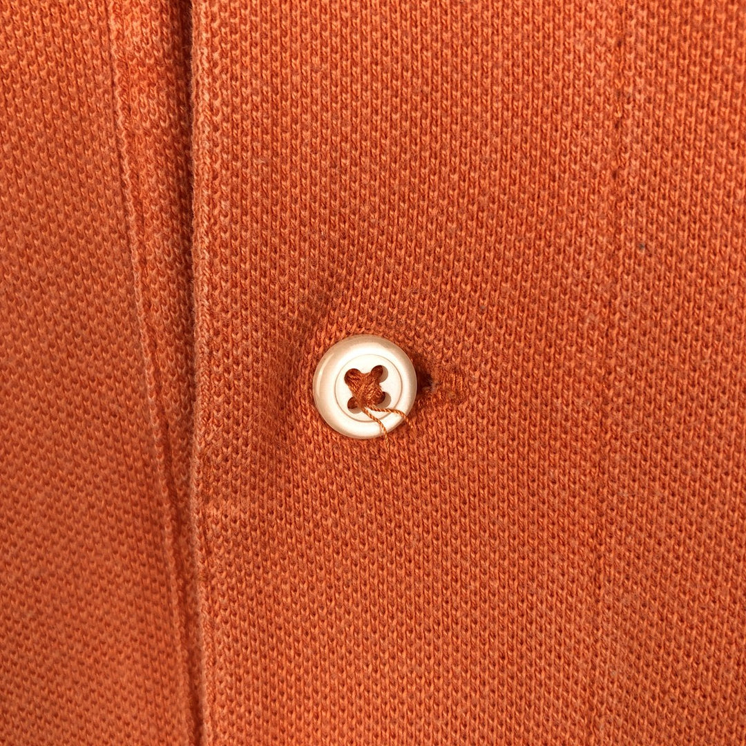 Ralph Lauren POLO by Ralph Lauren short sleeve polo shirt, men's size L cotton orange type Vintage Second Hand