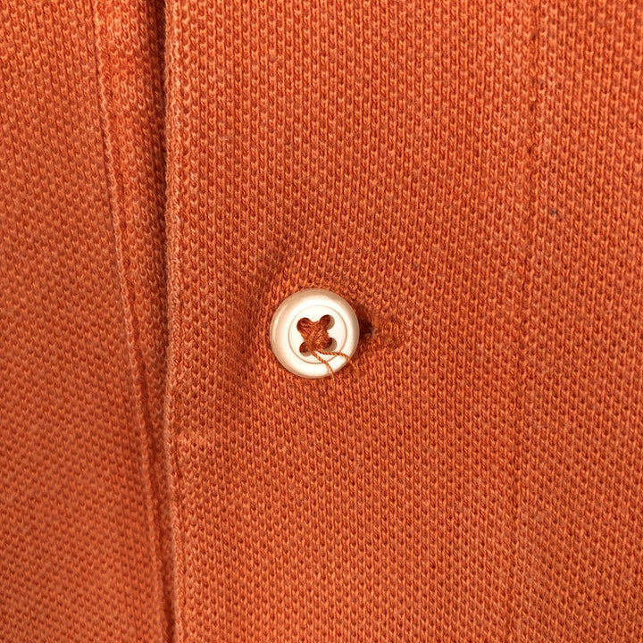 Ralph Lauren POLO by Ralph Lauren short sleeve polo shirt, men's size L cotton orange type Vintage Second Hand