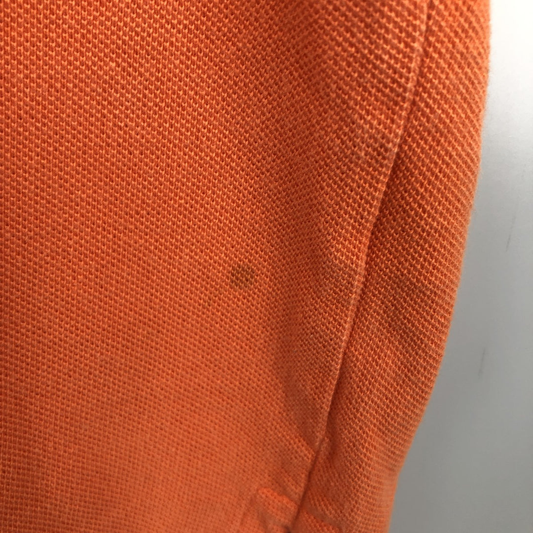 Ralph Lauren POLO by Ralph Lauren short sleeve polo shirt, men's size L cotton orange type Vintage Second Hand