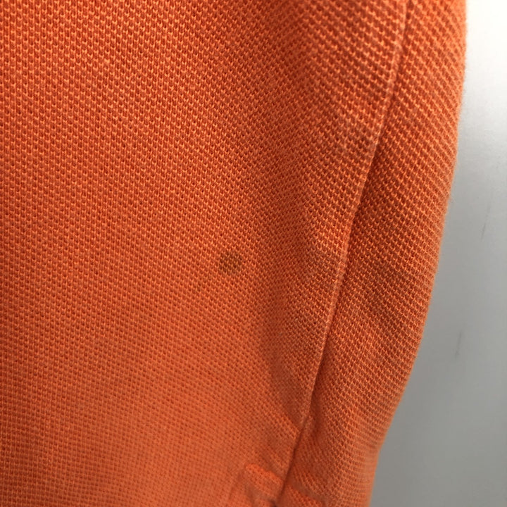 Ralph Lauren POLO by Ralph Lauren short sleeve polo shirt, men's size L cotton orange type Vintage Second Hand