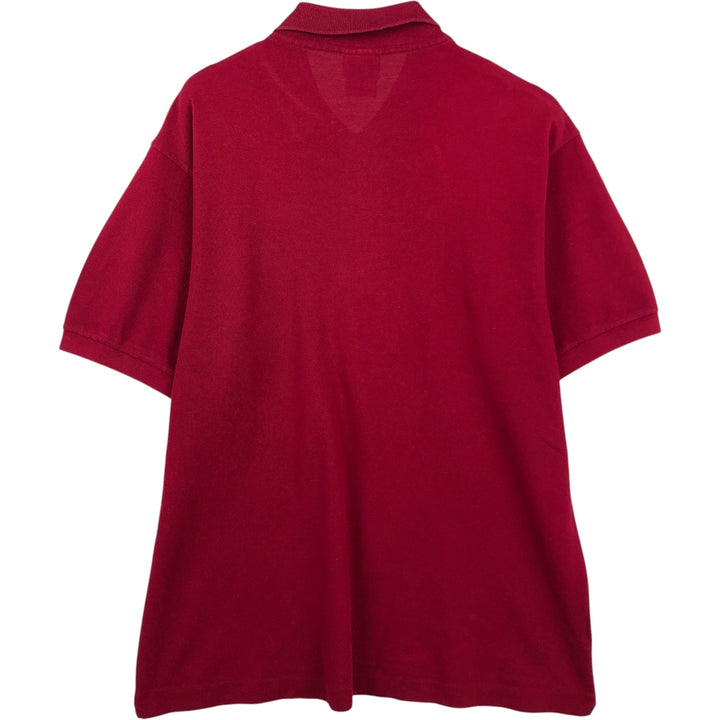 Lacoste LACOSTE French design short sleeve polo shirt size 5 men's M size cotton red type Vintage Second Hand