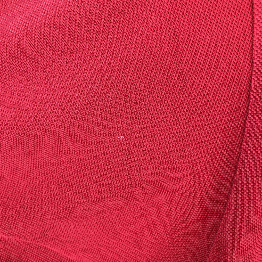 Lacoste LACOSTE French design short sleeve polo shirt size 5 men's M size cotton red type Vintage Second Hand