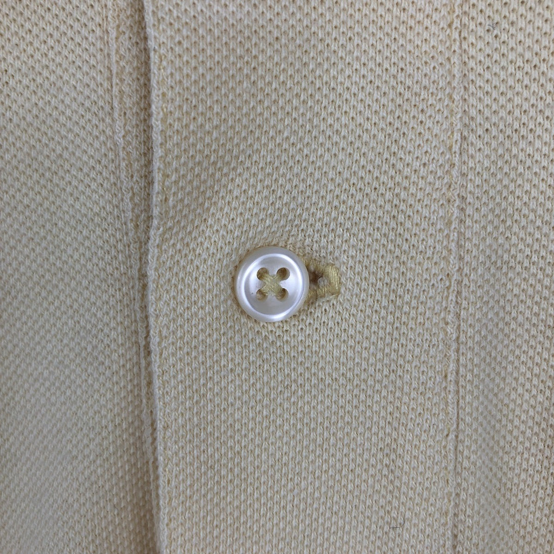 Ralph Lauren POLO by Ralph Lauren short sleeve polo shirt, men's size L cotton yellow type Vintage Second Hand