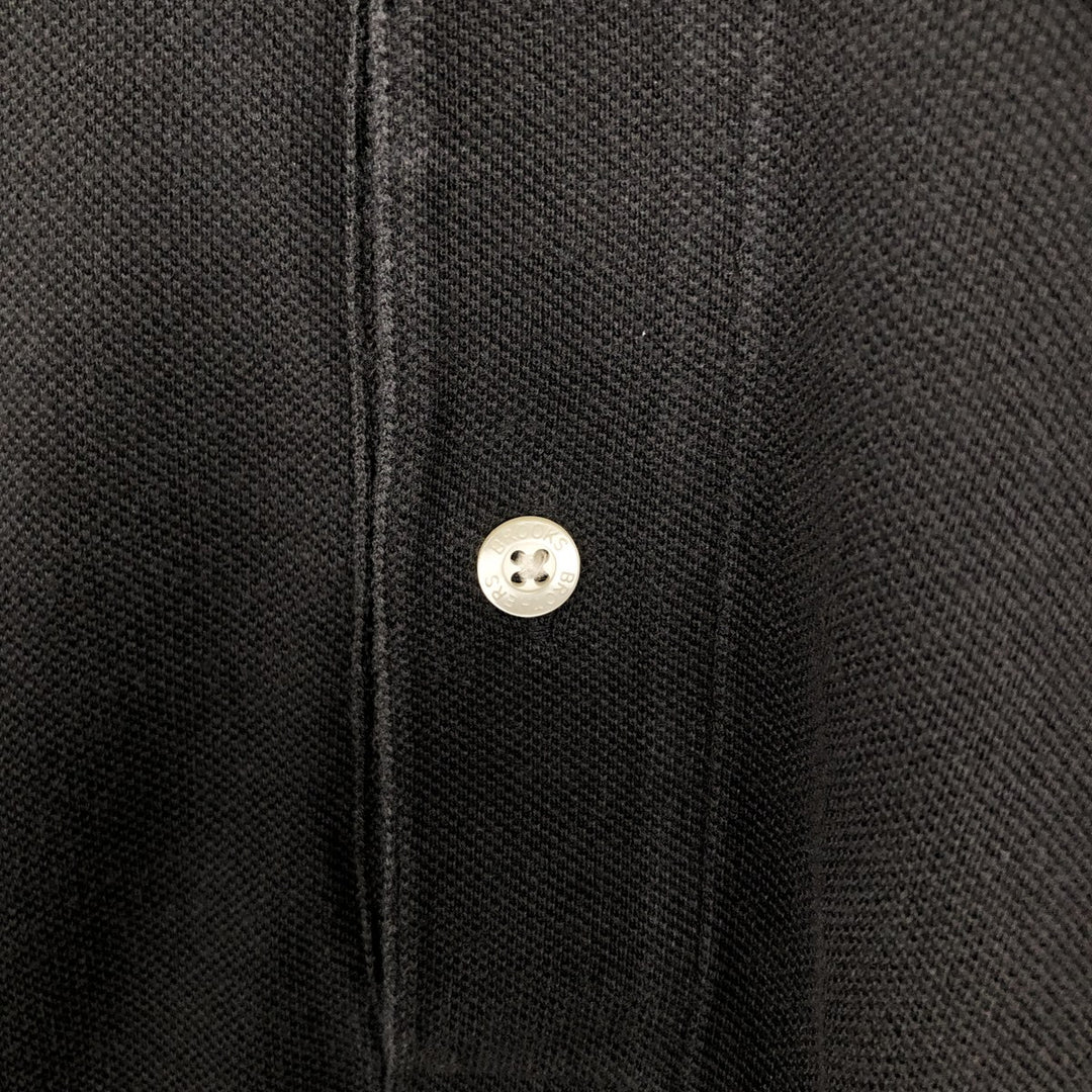 Brooks Brothers Est.1818 short sleeve polo shirt, men's size XL cotton white type Vintage Second Hand