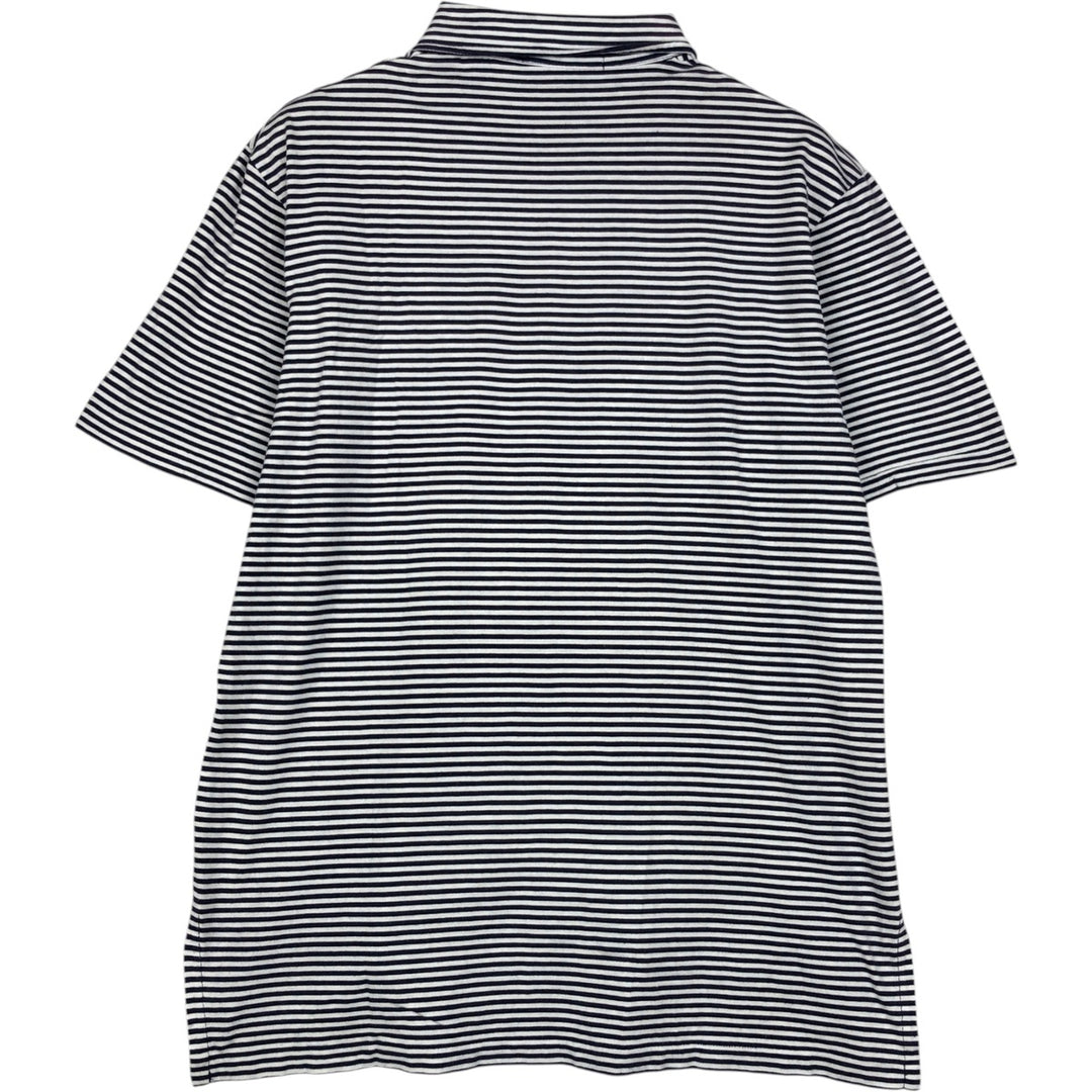 Ralph Lauren POLO by Ralph Lauren short sleeve striped polo shirt, size S for men cotton white type Vintage Second Hand
