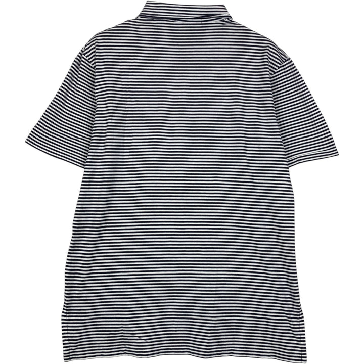 Ralph Lauren POLO by Ralph Lauren short sleeve striped polo shirt, size S for men cotton white type Vintage Second Hand