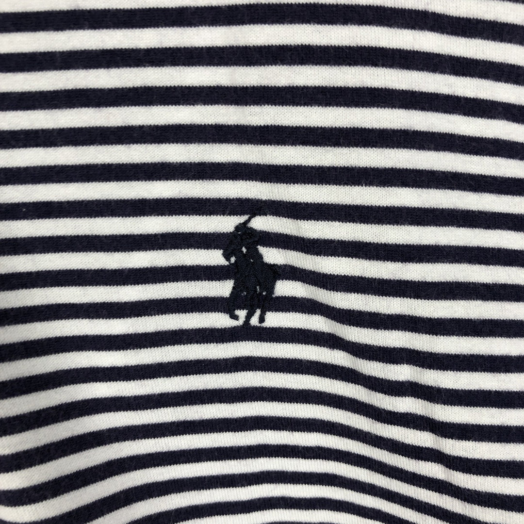 Ralph Lauren POLO by Ralph Lauren short sleeve striped polo shirt, size S for men cotton white type Vintage Second Hand