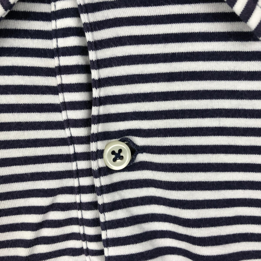 Ralph Lauren POLO by Ralph Lauren short sleeve striped polo shirt, size S for men cotton white type Vintage Second Hand