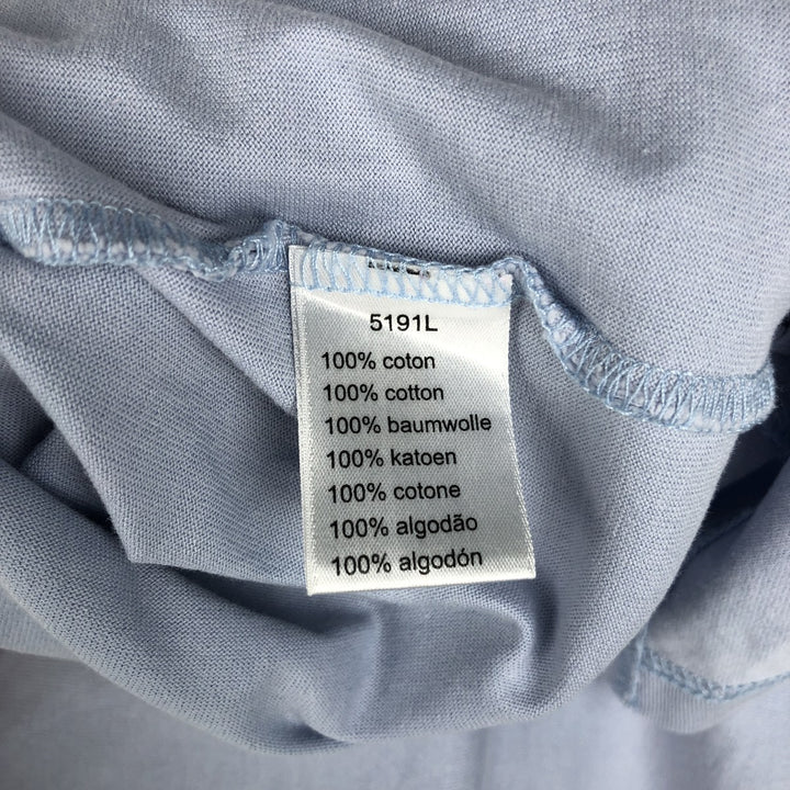 Lacoste LACOSTE French design short sleeve polo shirt men's XL size cotton Blue type light blue Vintage Second Hand