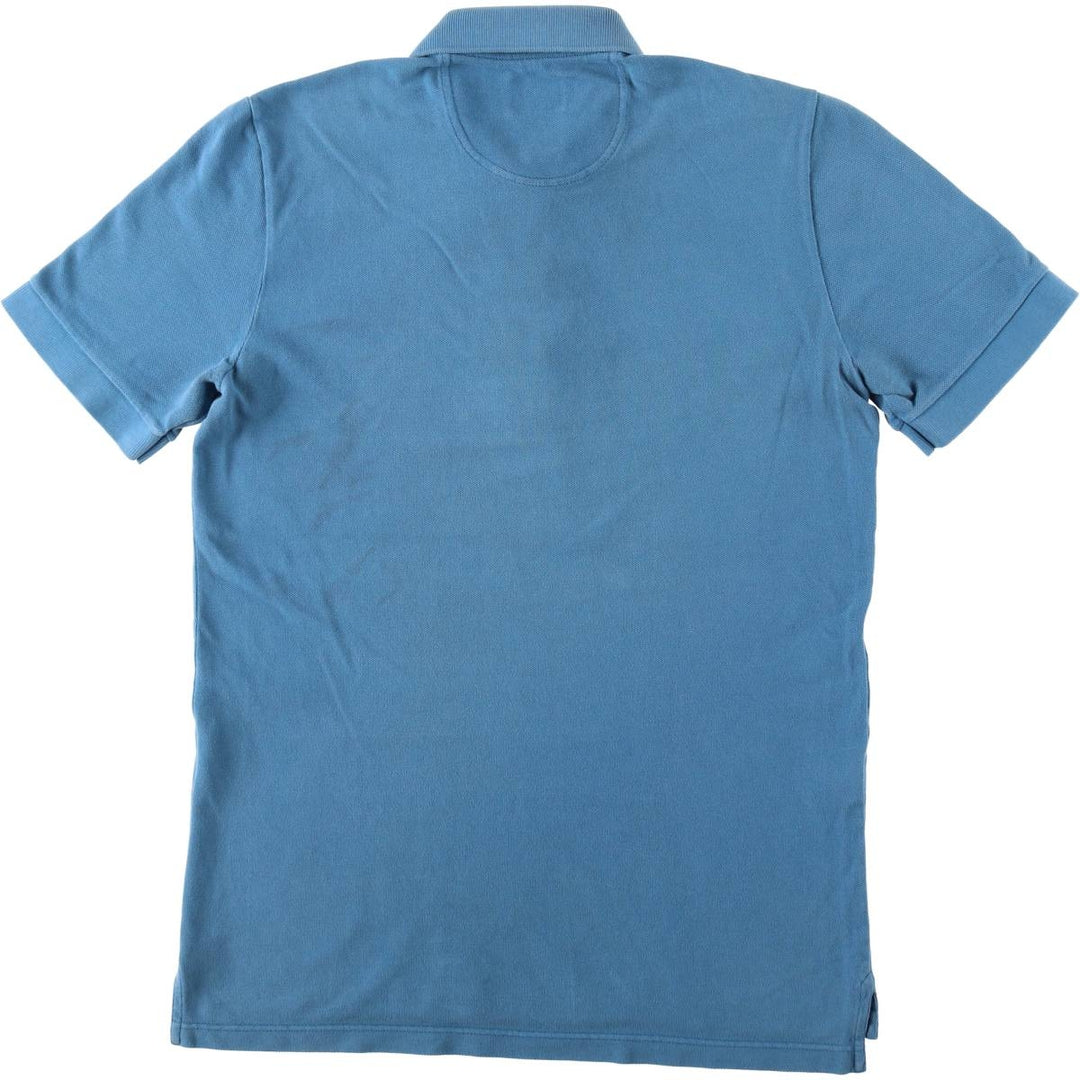 Lacoste Vintage Washed Short-Sleeve Polo Shirt, Men's Size S (approx.) cotton Blue type light blue Vintage Second Hand