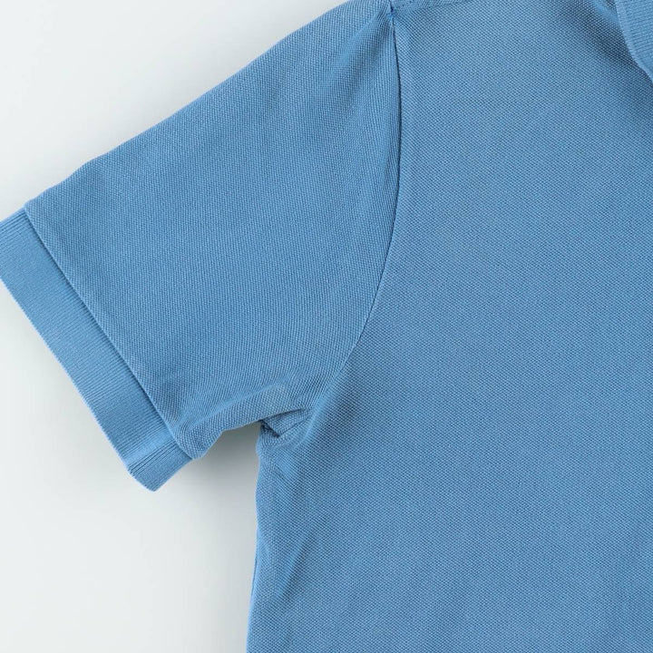 Lacoste Vintage Washed Short-Sleeve Polo Shirt, Men's Size S (approx.) cotton Blue type light blue Vintage Second Hand