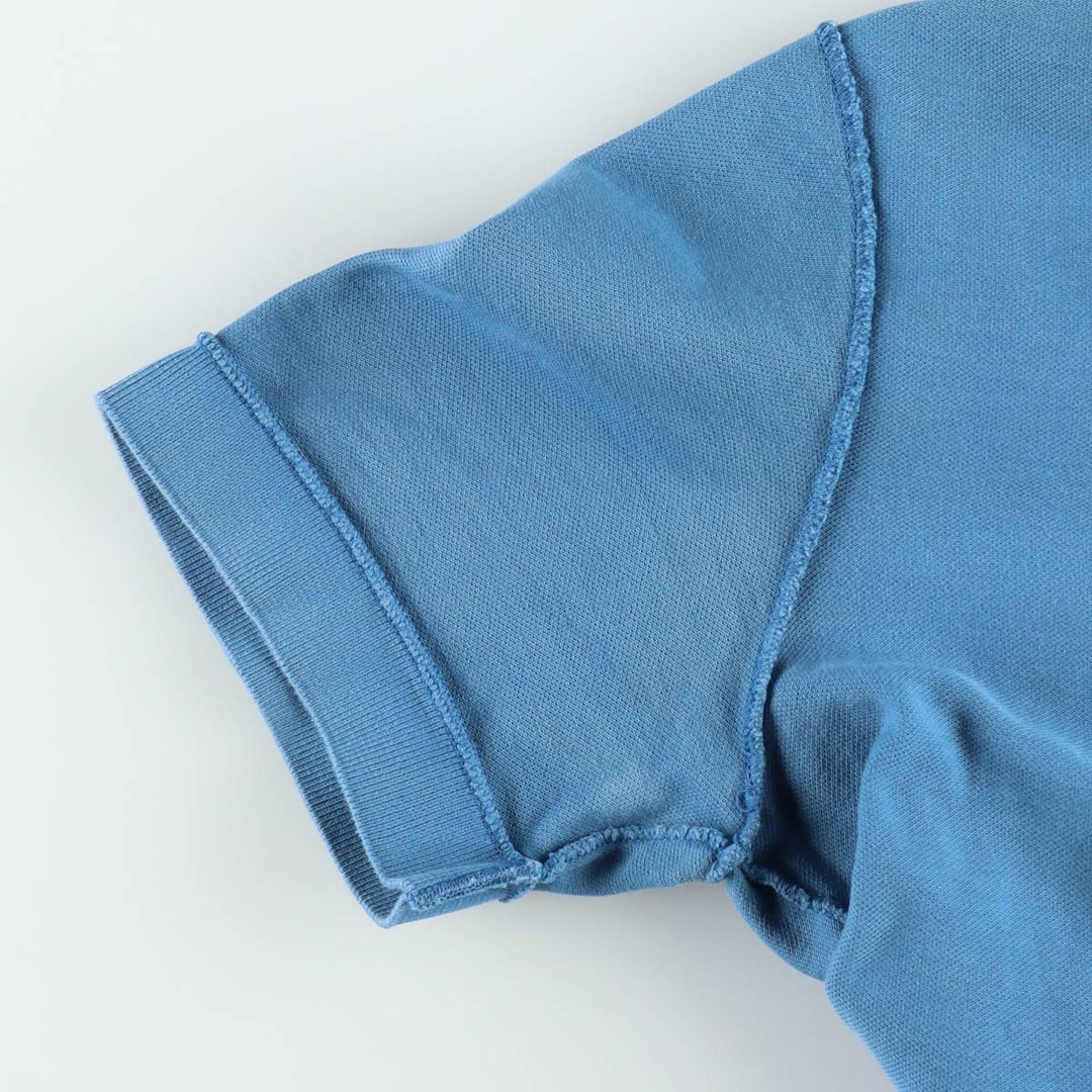 Lacoste Vintage Washed Short-Sleeve Polo Shirt, Men's Size S (approx.) cotton Blue type light blue Vintage Second Hand
