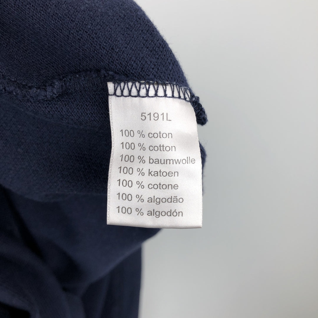 Lacoste LACOSTE French design short sleeve polo shirt size 6 men's XL equivalent cotton navy blue type Vintage Second Hand