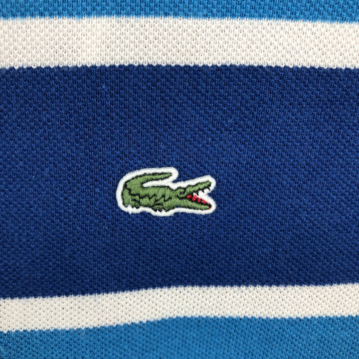 Lacoste LACOSTE French design short sleeve polo shirt size 6 men's XL equivalent cotton navy blue type Vintage Second Hand