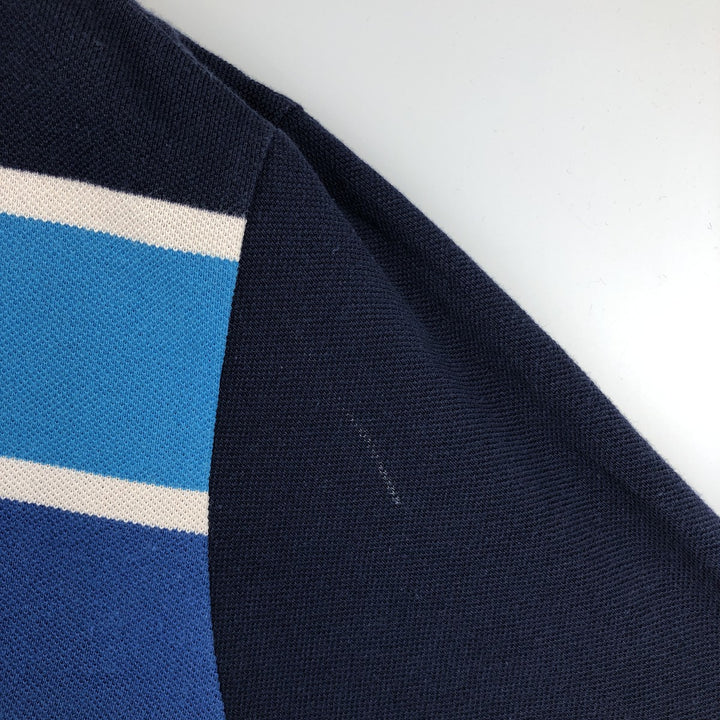 Lacoste LACOSTE French design short sleeve polo shirt size 6 men's XL equivalent cotton navy blue type Vintage Second Hand